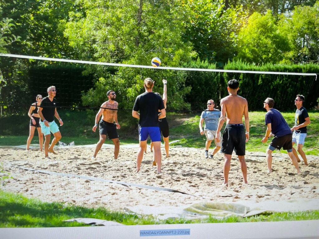 Beach Volley aux Pavillons d'Aymar à Saint-Romain-la-Motte